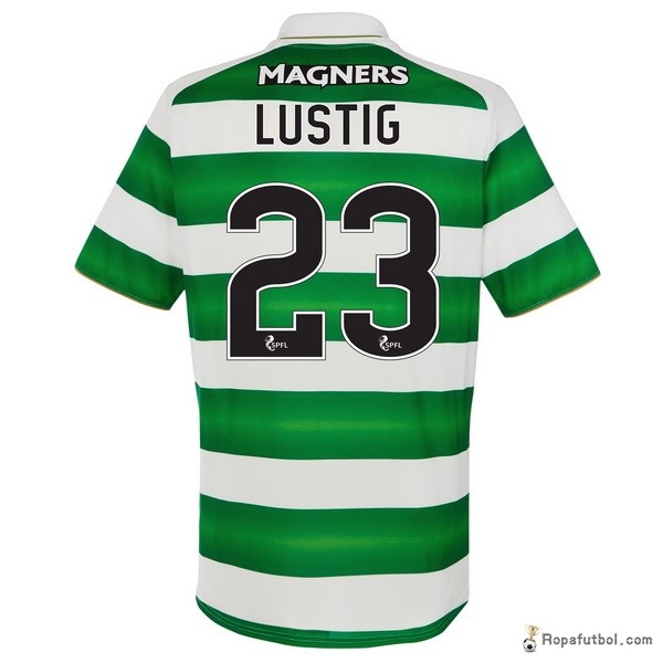 Camiseta Celtic Replica Primera Ropa Lustig 2016/17 Verde